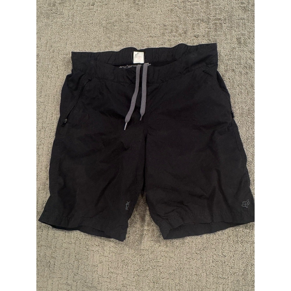 Fox Racing Size Large Padded Shorts In Black (K)